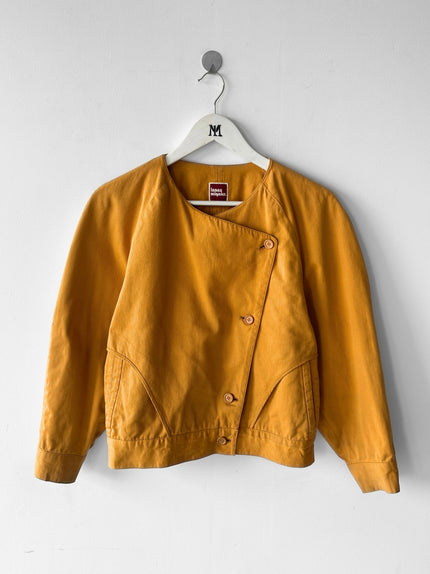 ISSEY MIYAKE - 1970s BOXY FIT ASYMMETRIC FRONT JACKET