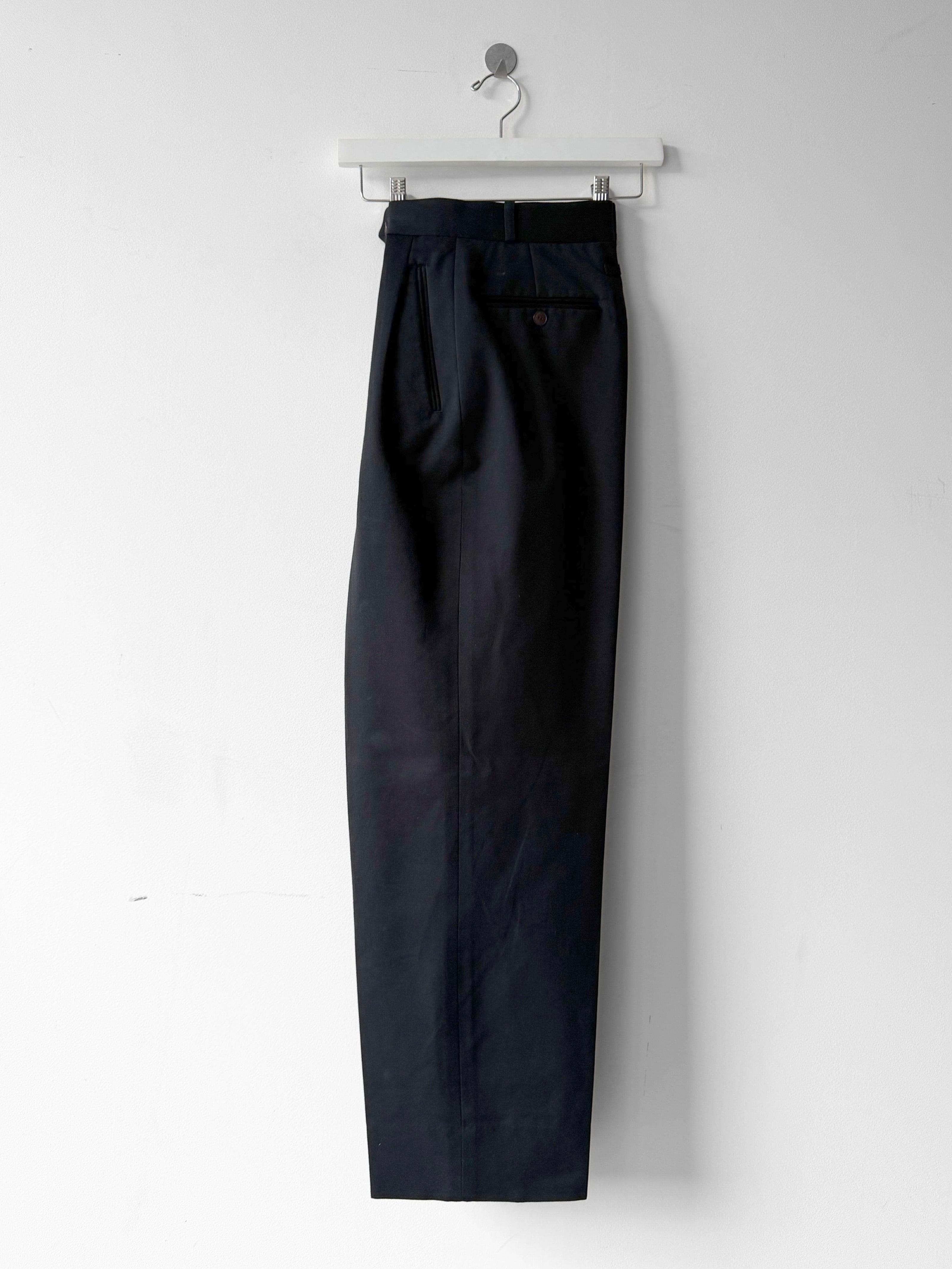 JEAN PAUL GAULTIER HOMME - 1990s HIGH WAIST TAILORED TROUSERS WITH FRONT PLEATS