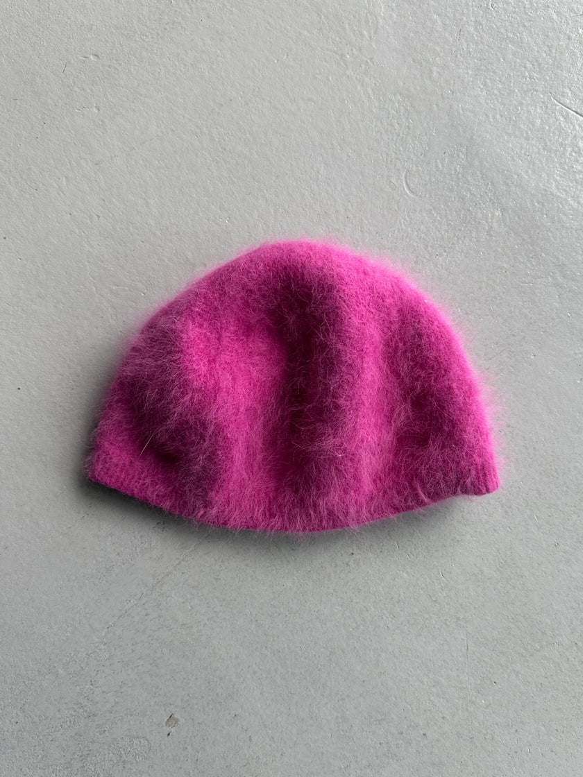 GIORGIO ARMANI - 1990s FUZZY WOOL HAT