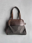 YOHJI YAMAMOTO Y'SACCS - 1990s 2 IN 1 LEATHER AND NYLON BAG