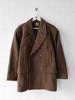 ISSEY MIYAKE MEN - F/W 1983 THREE WAYS COLLAR WOOL PEACOAT