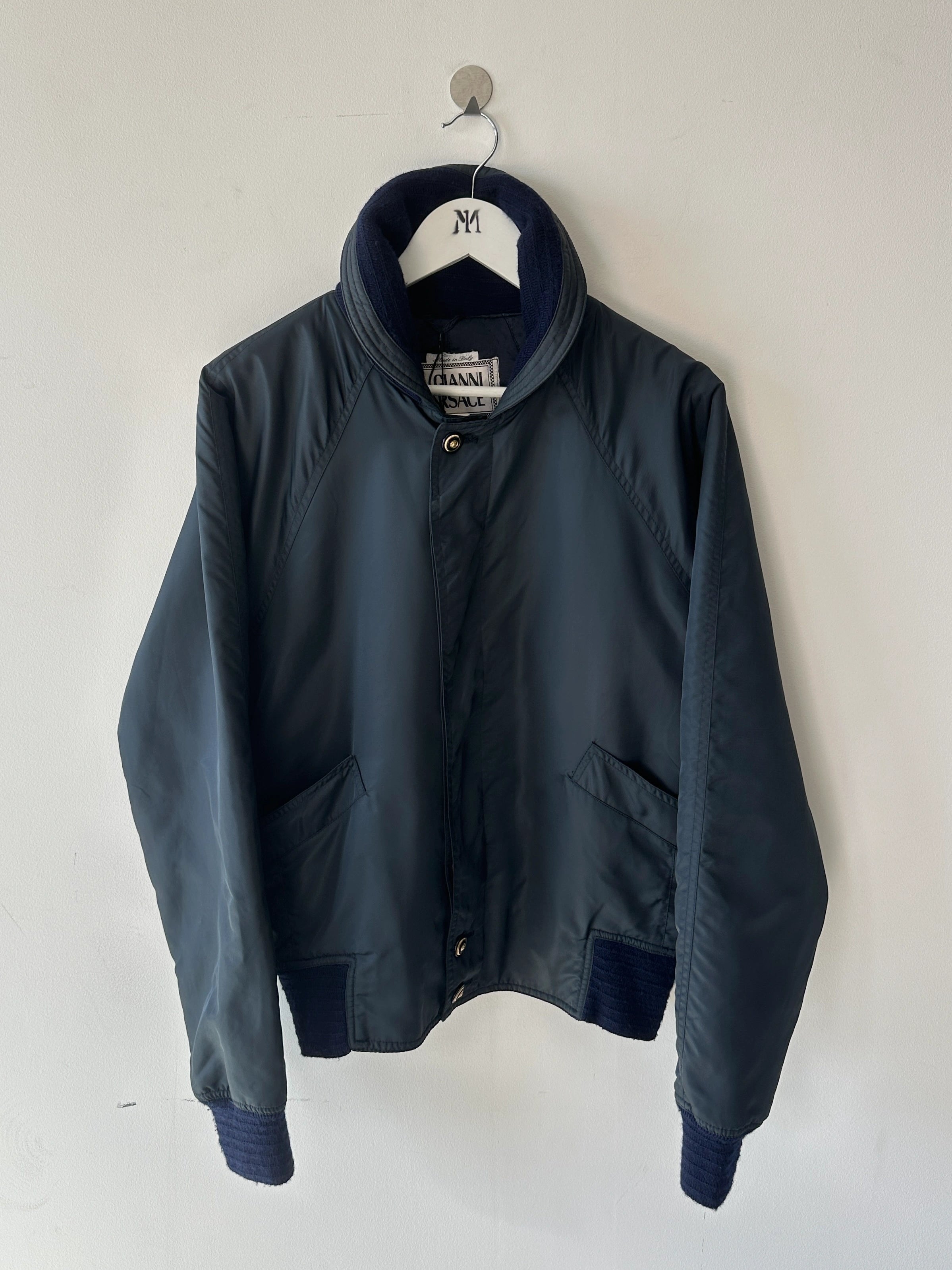GIANNI VERSACE - 1980s NYLON BOMBER JACKET
