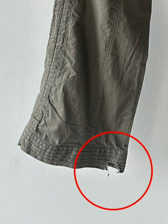 GAETANO NAVARRA - S/S 2004 2 IN 1 TROUSERS SHORTS WITH ZIP DETAILS
