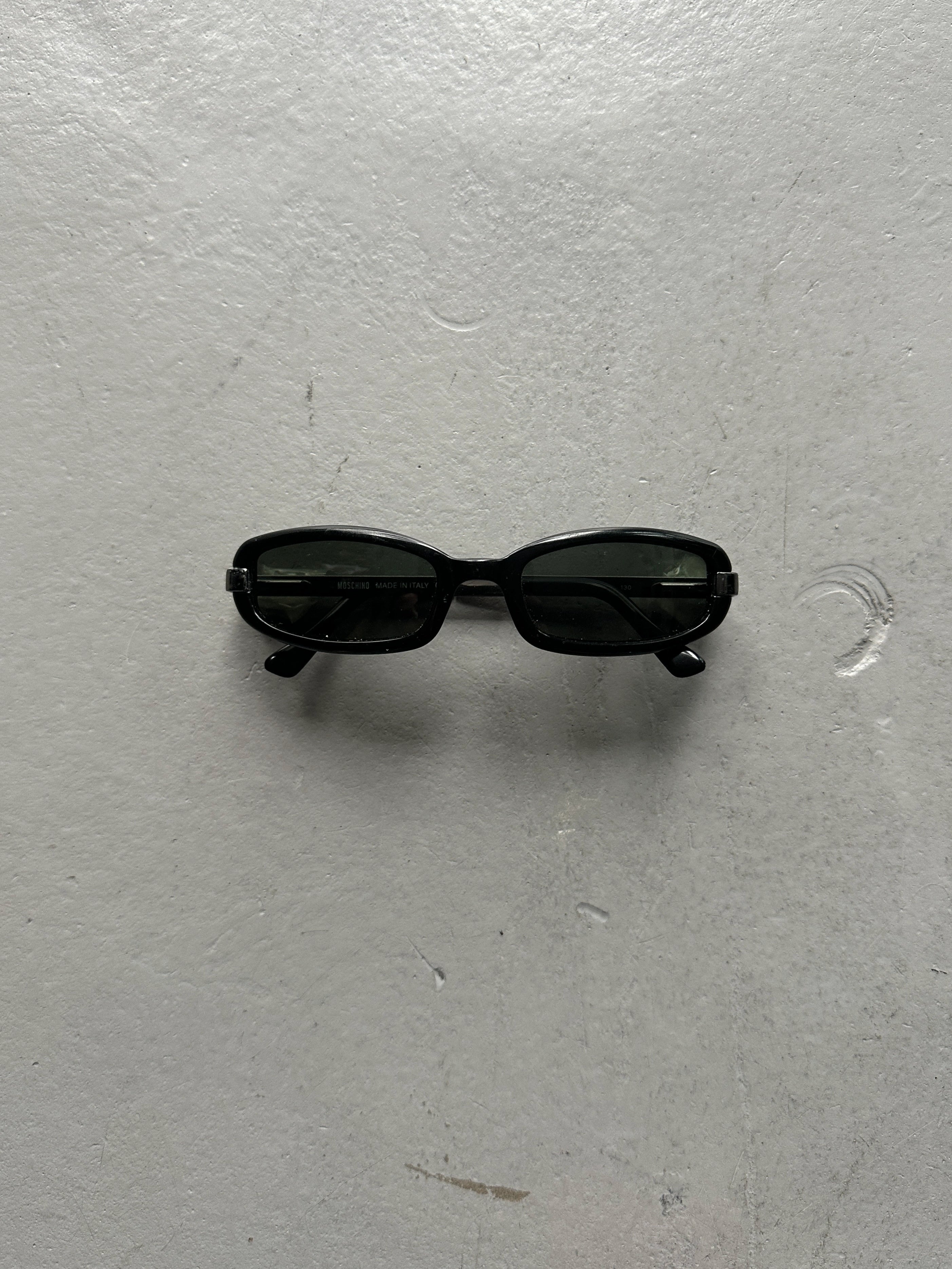 MOSCHINO - 1990s SLIM RECTANGULAR SUNGLASSES