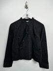 ISSEY MIYAKE PLANTATION - 1990s FROG CLOSURE TEXTURED JACKET