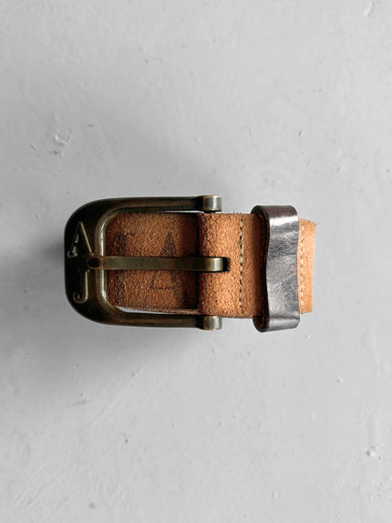 ARMANI JEANS - early 2000s SUEDE BELT