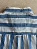 1990s STRIPED DENIM LONG SLEEVE SHIRT