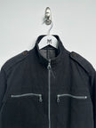 YOHJI YAMAMOTO Y'S FOR MEN - S/S 2003 ZIPPED FUNNEL NECK COTTON JACKET