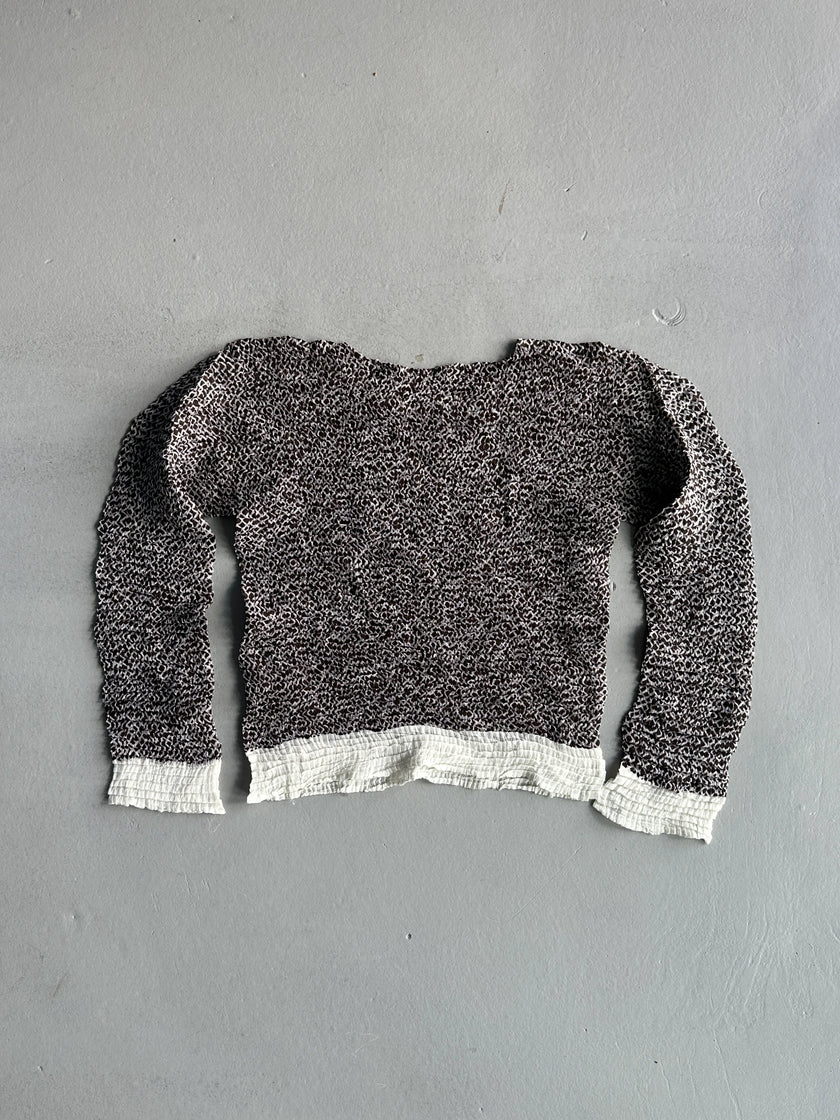 ISSEY MIYAKE - F/W 1998 CROP FIT LONG SLEEVE TOP