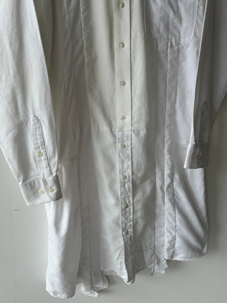 REBUILD BY NEEDLES BY NEPENTHES - early 2010s DECONSTRUCTED LONG SHIRT