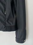 JOHN RICHMOND - early 2000s NYLON JACKET WITH TRIPLE ZIP AT COLLAR