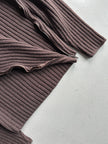 DANIELE ALESSANDRINI - 1990s RIBBED KNIT JUMPER WITH FULL ASYMMETRICAL SIDE ZIP