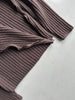 DANIELE ALESSANDRINI - 1990s RIBBED KNIT JUMPER WITH FULL ASYMMETRICAL SIDE ZIP