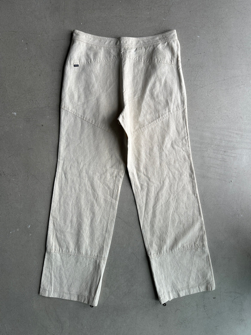 1990s HIGH WAIST FLARED LEG TROUSERS