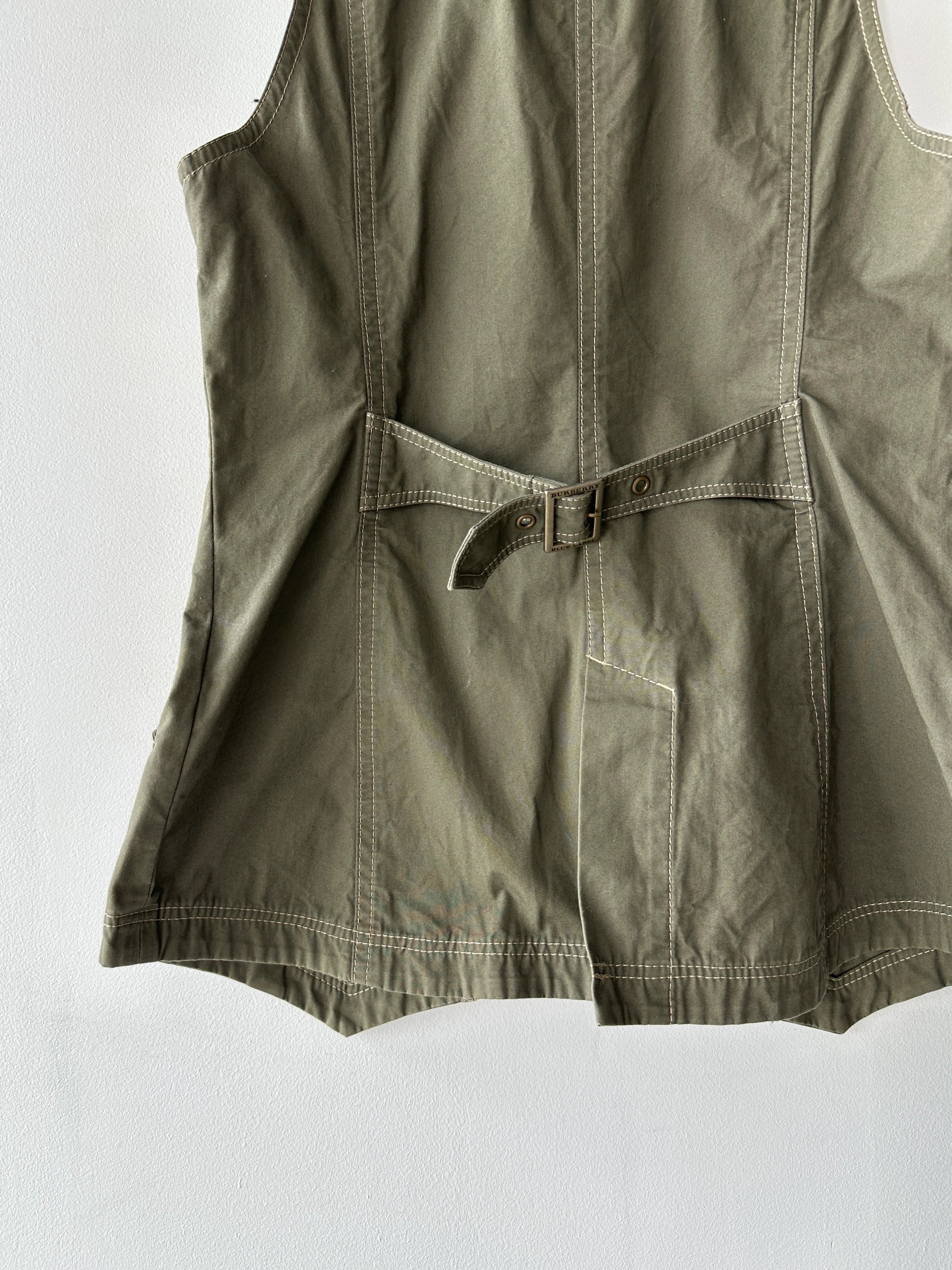 BURBERRY BLUE LABEL - early 2000s BUTTONED VEST GILET