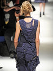 MARITHÉ + FRANÇOIS GIRBAUD - S/S 2009 PINSTRIPED CROPPED CARGO TROUSERS