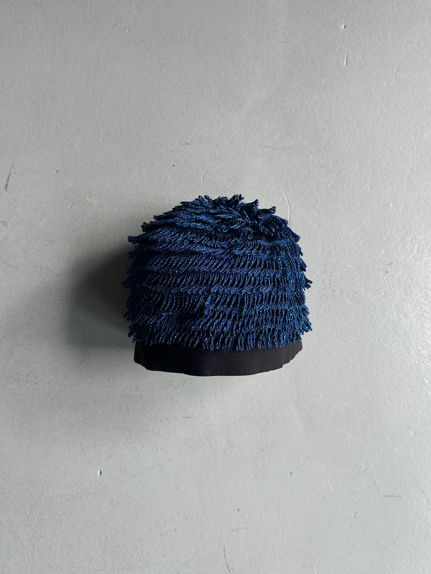 GIORGIO ARMANI - F/W 2018 SHIMMERING LOOPED FRINGE HAT