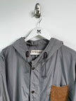 EMPORIO ARMANI - late 1990s MICRO CHECK HOODED PARKA