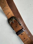 ARMANI JEANS - early 2000s SUEDE BELT