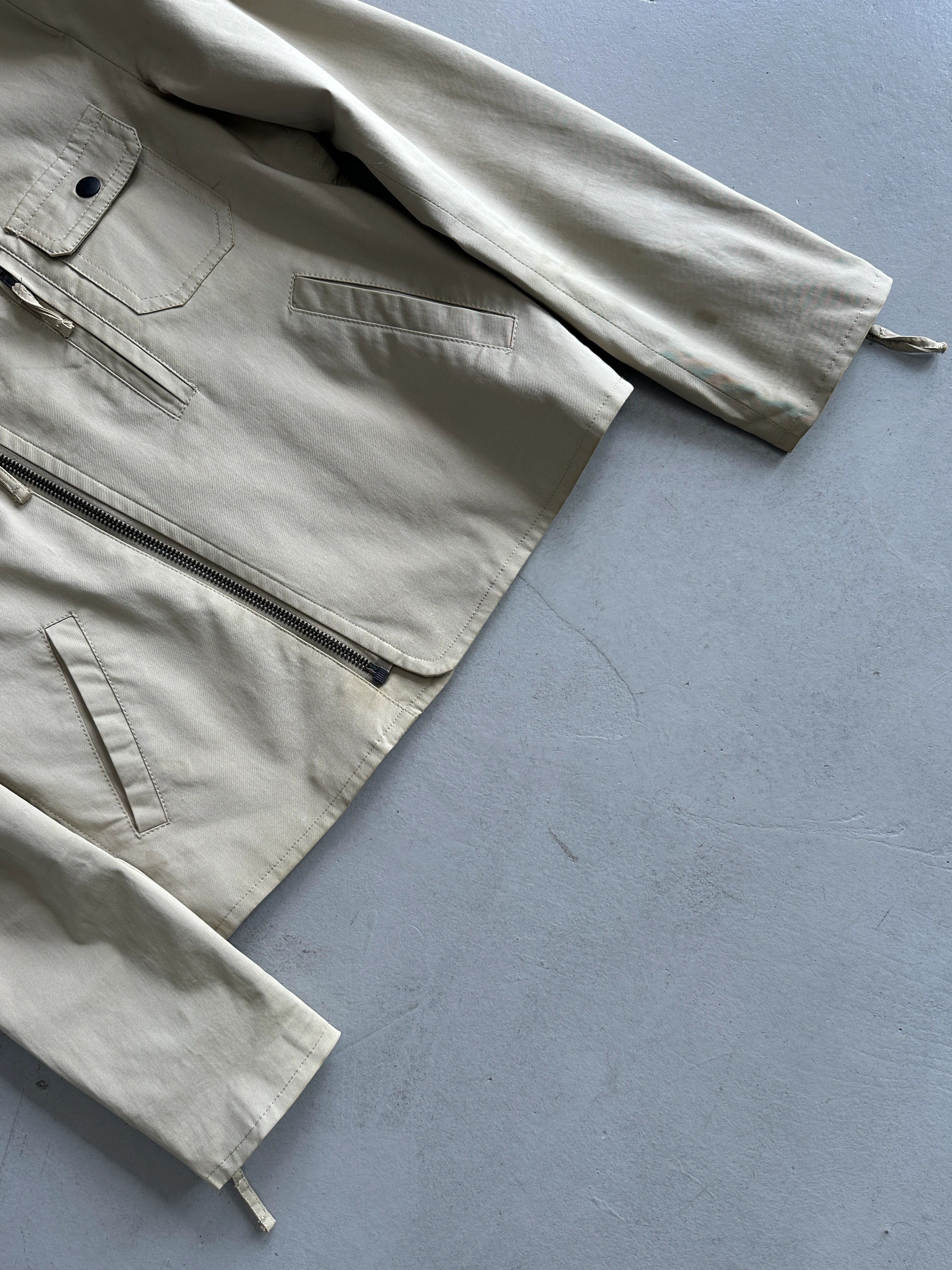 DANIELE ALESSANDRINI - 1990s BOMBER JACKET WITH RIBBED KNIT COLLAR