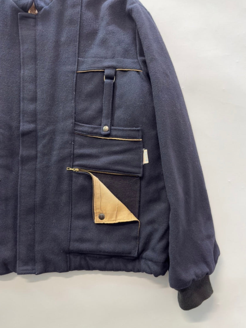 1980s WOOL MULTIPOCKETS JACKET