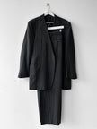 GIORGIO ARMANI - 1990s PINSTRIPED SUIT WITH FRONT PLEATS TROUSERS