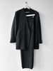 GIORGIO ARMANI - 1990s PINSTRIPED SUIT WITH FRONT PLEATS TROUSERS