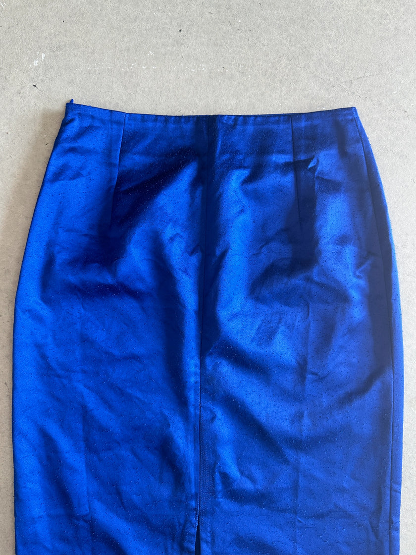 RAF SIMONS -  S/S 2021 BRUSHED MAXI SKIRT WITH BACK VENT