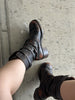 AKETOHN - 1990s SQUARE TOE LEATHER BOOTS