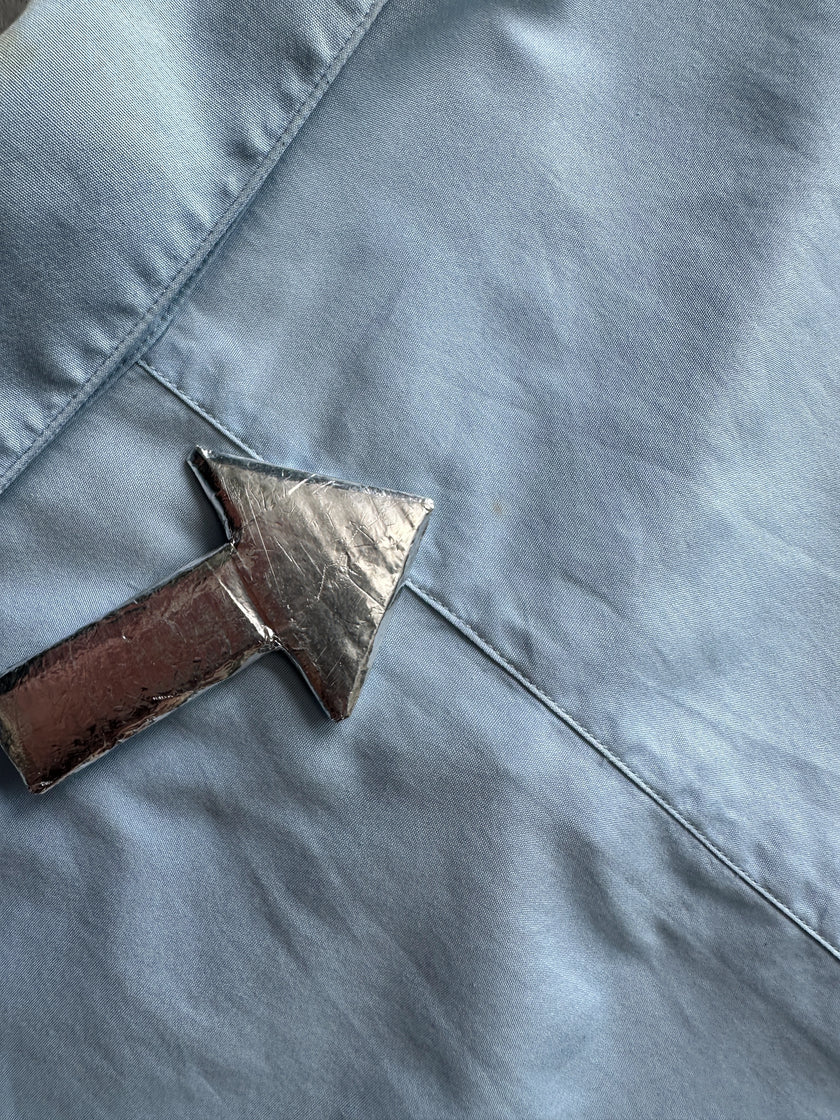 MIU MIU - 2000s FRENCH CUFFS LONG SLEEVE SHIRT