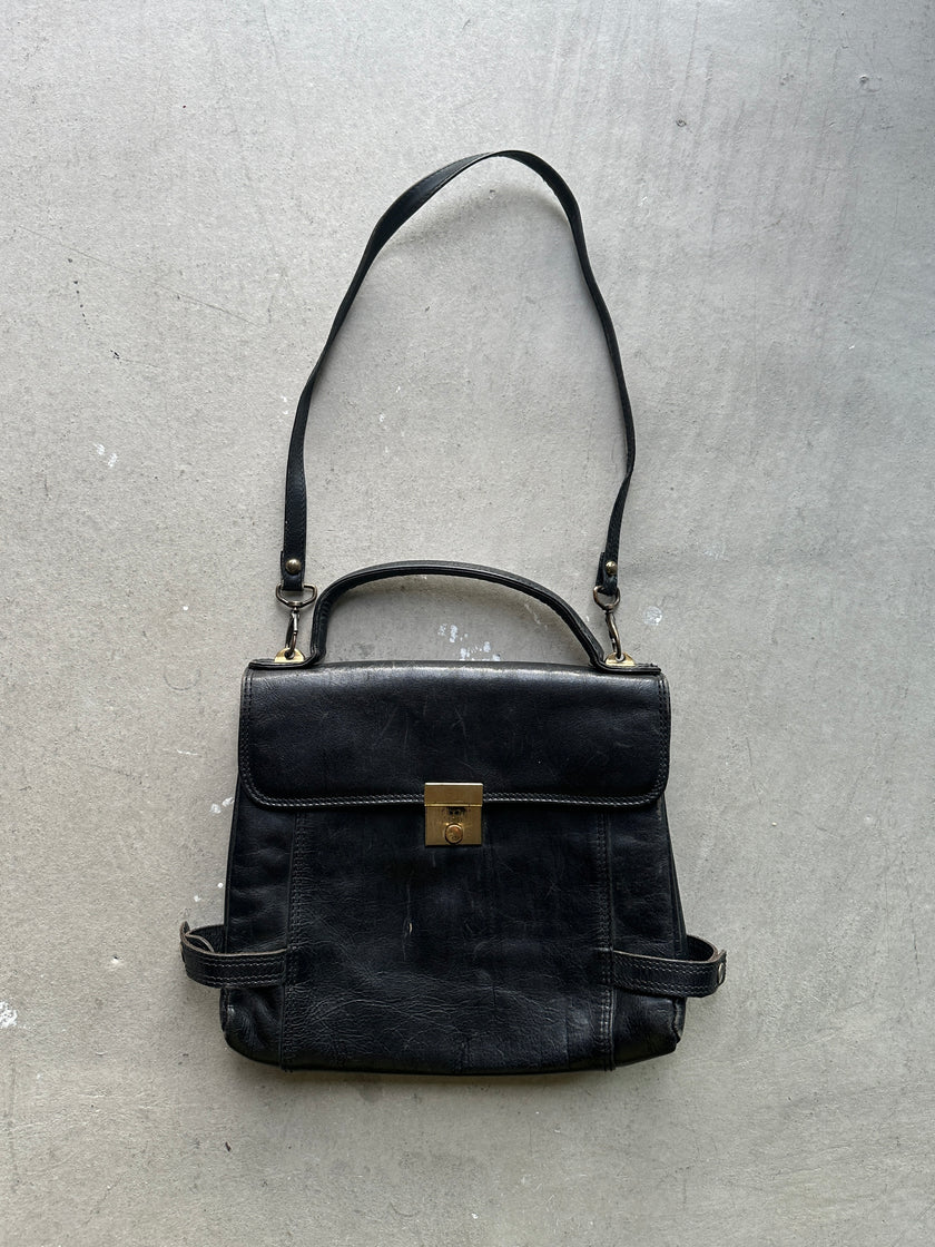 1970s LEATHER HANDBAG