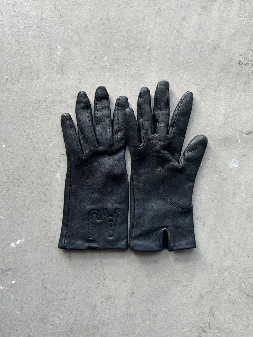 ARMANI JEANS - 1990s LEATHER GLOVES