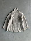 PLANTATION ISSEY MIYAKE - 1980s OVERSIZED ASYMMETRICAL WOOL CARDIGAN