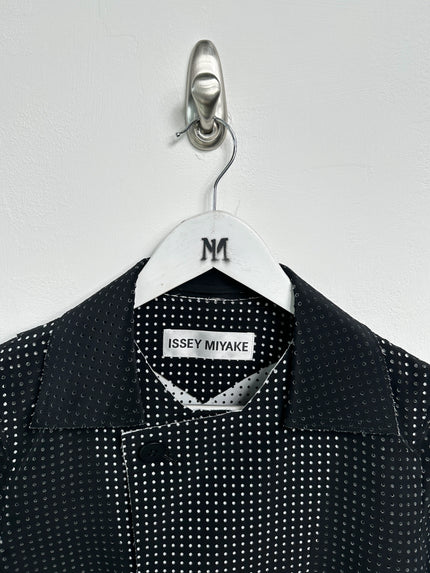 ISSEY MIYAKE - S/S 2014 LAYERED CONSTRUCTION PERFORATED JACKET