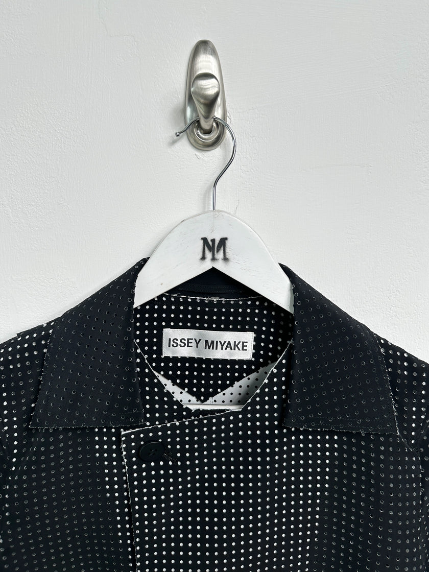ISSEY MIYAKE - S/S 2014 LAYERED CONSTRUCTION PERFORATED JACKET