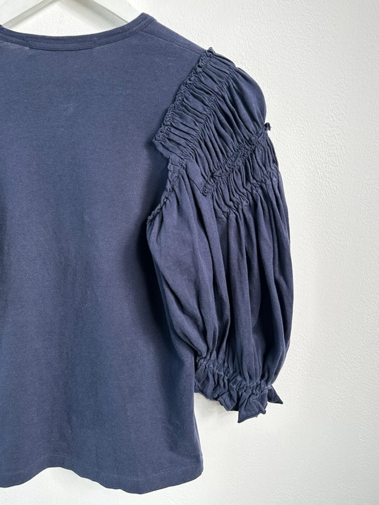 COMME DES GARÇONS - S/S 2008 RUCHED PUFF SLEEVE TOP