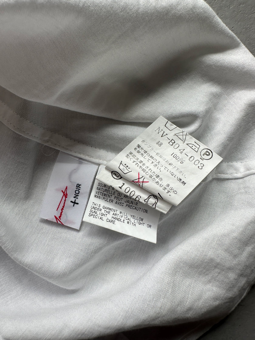 YOHJI YAMAMOTO NOIR - S/S 2009 ASYMMETRICAL SHIRT