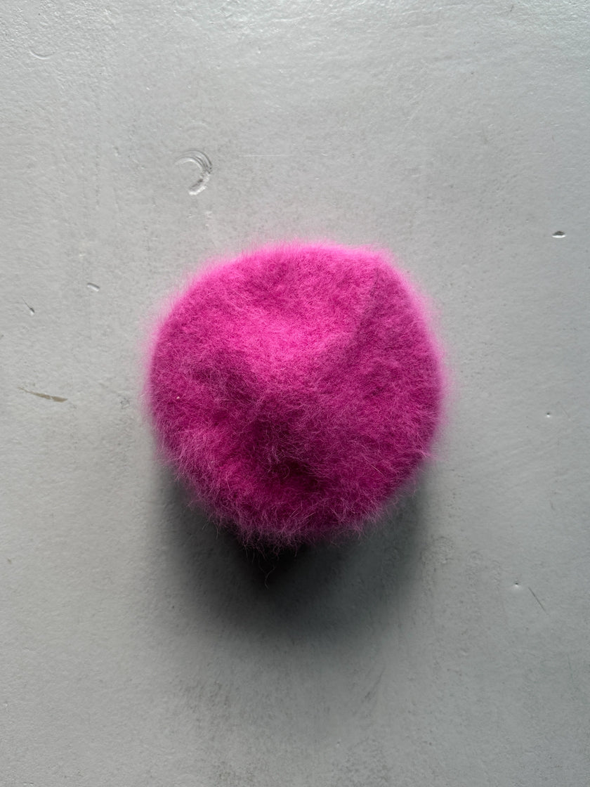 GIORGIO ARMANI - 1990s FUZZY WOOL HAT