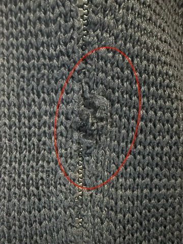 YOHJI YAMAMOTO - F/W 2001 ZIPPED KNIT JACKET