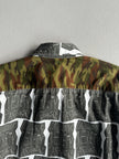 COMME DES GARÇONS X HENRYK TOMASZEWSKI - A/W 2015 CAMOUFLAGE PANEL SHIRT