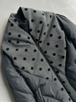 ANTONIO MARRAS - early 2000s PADDED JACKET WITH FLOCKED DOT DETAILING