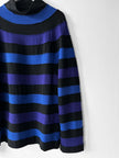 YOHJI YAMAMOTO - early 2000s STRIPED OVERSIZED KNIT JUMPER