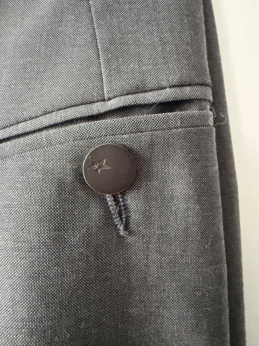 THIERRY MUGLER - 1990s STRAIGHT FIT TAILORED TROUSERS