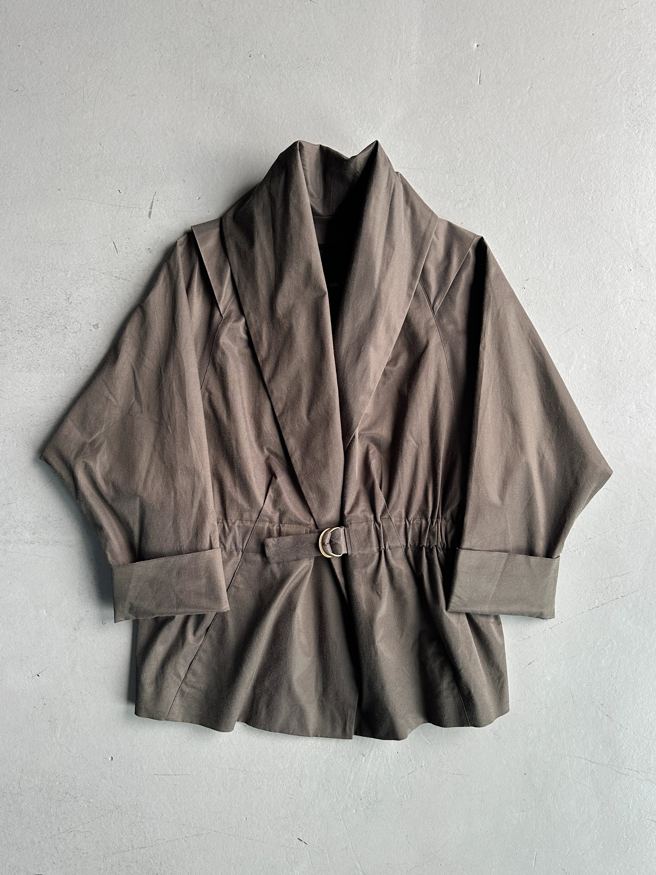 PLEIN SUD - 1990s EXAGGERATED SHAWL COLLAR JACKET