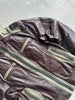 BIKKEMBERGS- 2000s CARGO LEATHER BOMBER JACKET