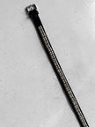 ITALIAN LABEL 2000s LEATHER BELT WITH PYRAMID STUDS
