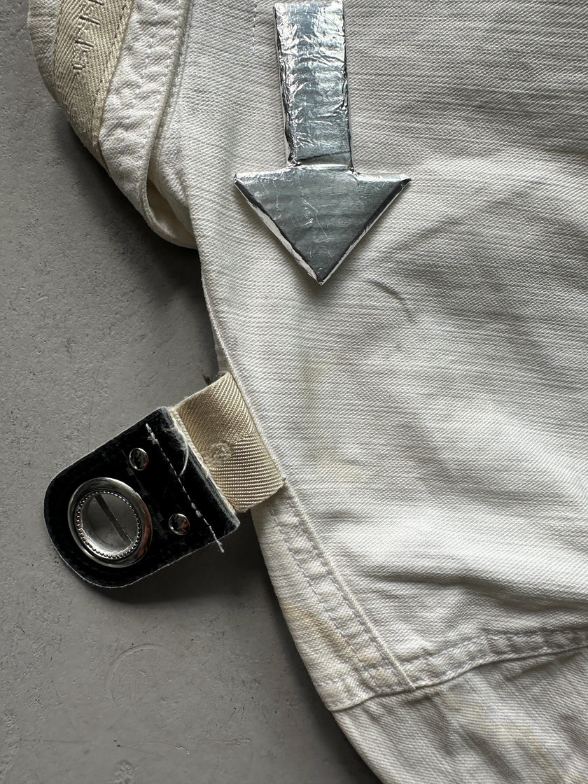 GIANFRANCO FERRÉ - 1990s ZIP DETAIL FRONT DENIM JACKET