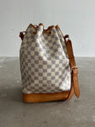 LOUIS VUITTON - 1998 NOÉ DAMIER AZUR COATED CANVAS BUCKET BAG