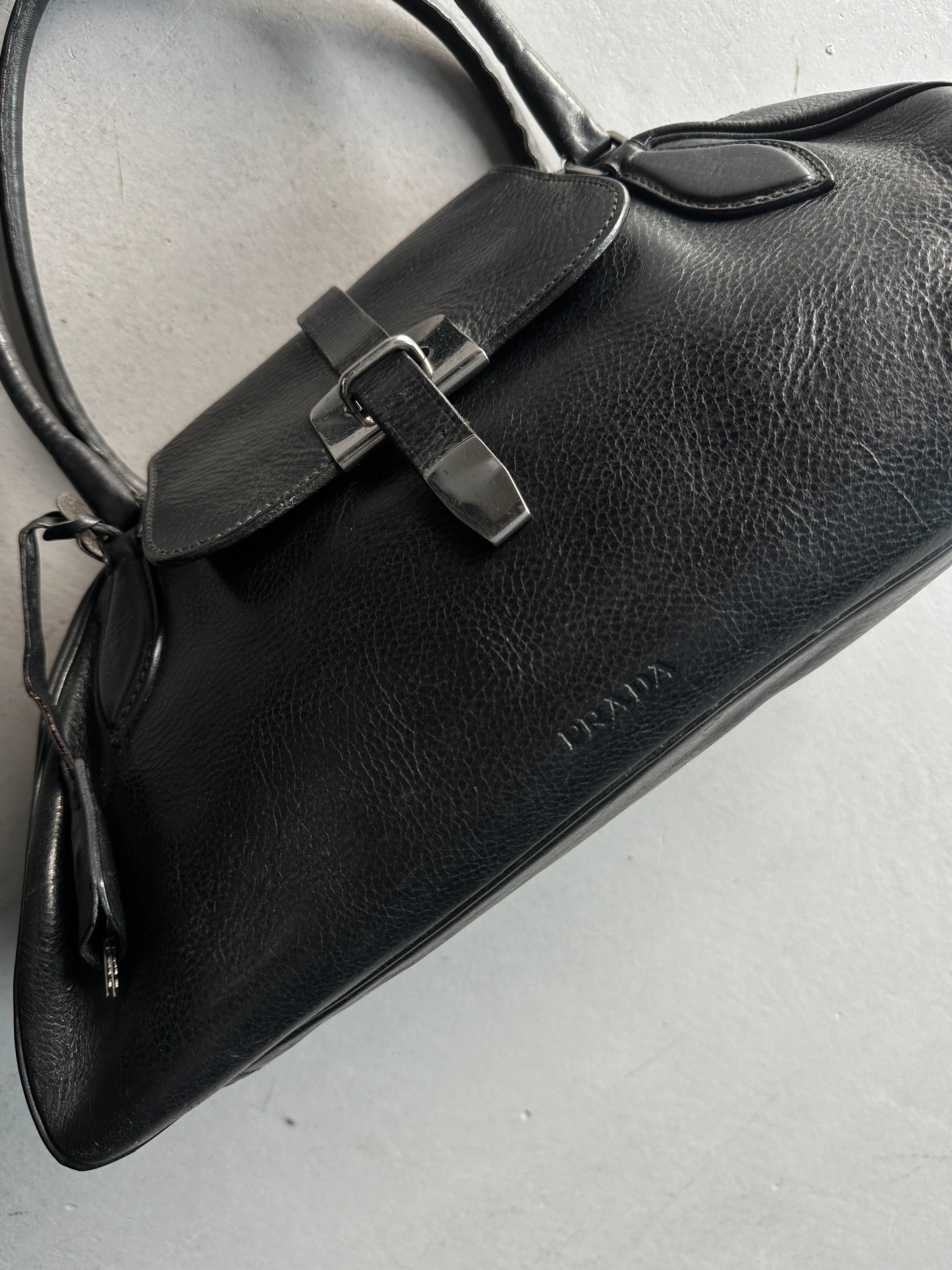 PRADA - A/W 2001 BOSTON LEATHER BAG