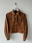 KENZO  - 1980s DENIM JACKET WITH CRINKLED EFFECT WASH